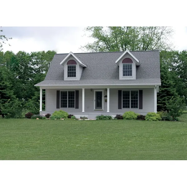 Home With Quaint Exterior And Full Front Porch