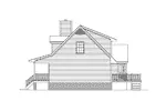 Cabin & Cottage House Plan Right Elevation - Redfield Country Home 053D-0030 - Shop House Plans and More