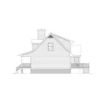 Bungalow House Plan Right Elevation - Redfield Country Home 053D-0030 - Shop House Plans and More