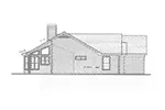 Traditional House Plan Left Elevation - Delmar Ranch Home 053D-0037 - Search House Plans and More