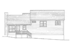 Traditional House Plan Rear Elevation - Emerson Split-Level Home 053D-0039 - Search House Plans and More