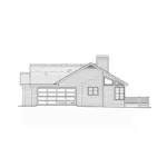 Ranch House Plan Right Elevation - Dorset Park Ranch Home 053D-0044 - Search House Plans and More