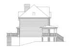 Lowcountry House Plan Left Elevation - Summerhill Country Farmhouse 053D-0056 - Shop House Plans and More