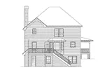Lowcountry House Plan Rear Elevation - Summerhill Country Farmhouse 053D-0056 - Shop House Plans and More