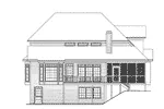 Traditional House Plan Rear Elevation - Shadycrest European Home 053D-0059 - Shop House Plans and More
