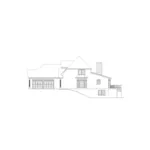 Contemporary House Plan Right Elevation - Shadycrest European Home 053D-0059 - Shop House Plans and More