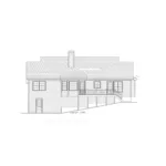 Acadian House Plan Rear Elevation - Fairfield Country Home 053D-0061 - Search House Plans and More