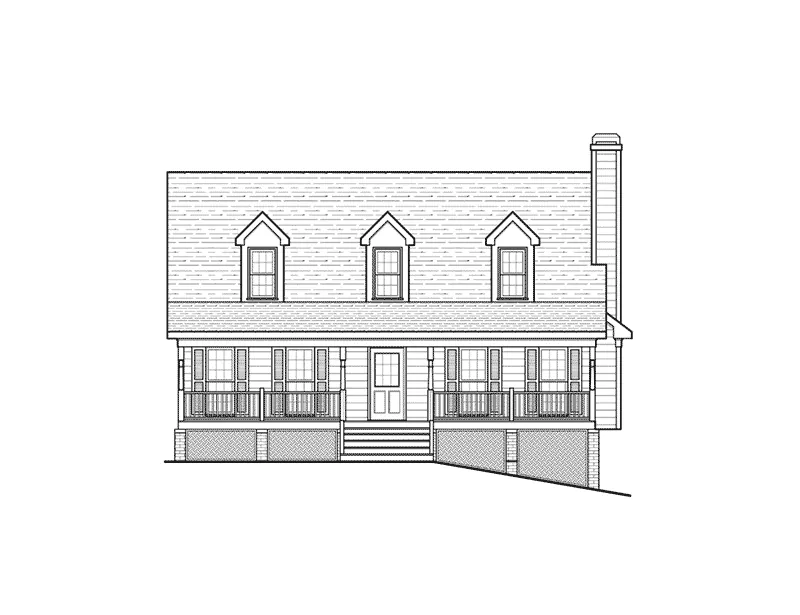Farmhouse Plan Front Elevation - 053D-0064 - Shop House Plans and More