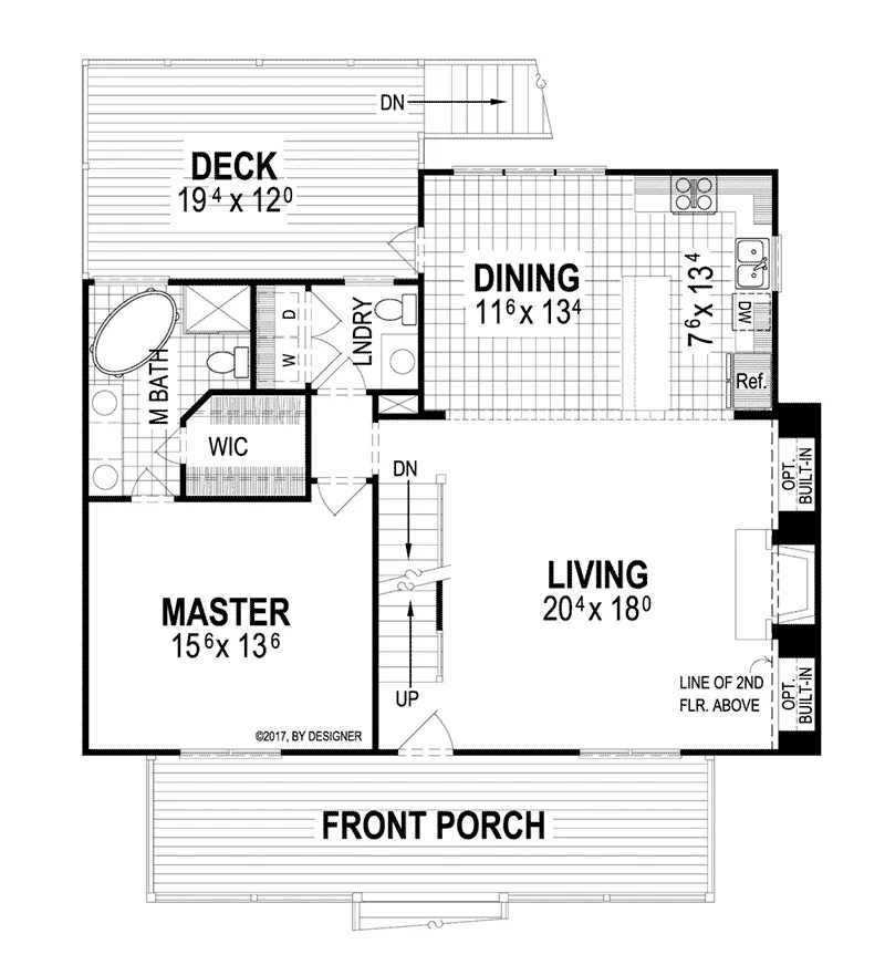 Cabin & Cottage House Plan First Floor - 053D-0065 - Shop House Plans and More