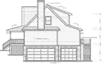 Cabin & Cottage House Plan Right Elevation - 053D-0065 - Shop House Plans and More