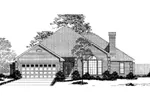 Ranch House Plan Front Image of House - Patricia Ridge Ranch Home 055D-0001 - Shop House Plans and More