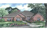 Ranch House Plan Front Image of House - Barnabus One-Story Home 055D-0006 - Search House Plans and More
