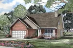 Luxury House Plan Front of Home - Falcon Field Ranch Home 055D-0037 - Search House Plans and More