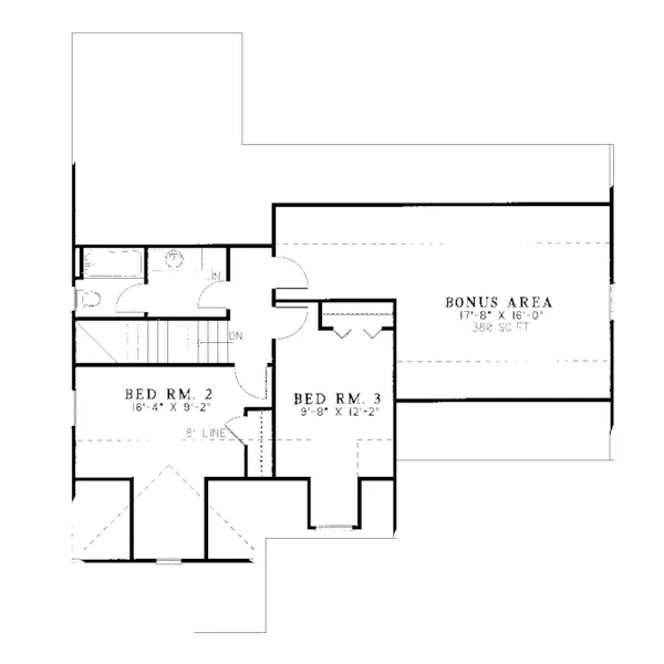 Traditional House Plan Second Floor - Boden Traditional Home 055D-0042 - Search House Plans and More