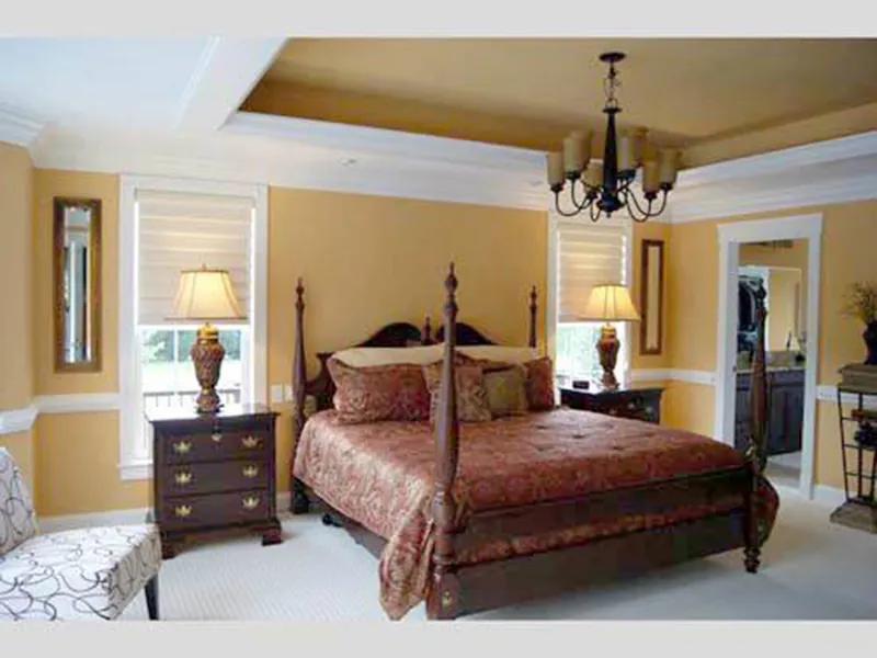 Country House Plan Bedroom Photo 01 - Jenwick Traditional Home 055D-0054 - Search House Plans and More