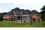 Ranch House Plan Rear Photo 01 - Jenwick Traditional Home 055D-0054 - Search House Plans and More