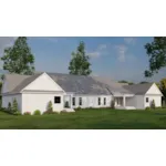 Traditional House Plan Rear Photo 02 - Auckland Ranch Duplex 055D-0058 - Search House Plans and More