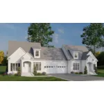 Traditional House Plan Front Photo 01 - Devany Neoclassical Duplex 055D-0059 - Search House Plans and More