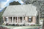 Cabin & Cottage House Plan Front Image - Foxton Craftsman Cabin Home 055D-0068 - Search House Plans and More