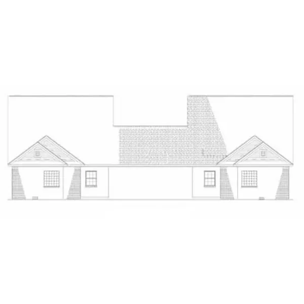 Multi-Family House Plan Rear Elevation - Harding Traditional Duplex 055D-0074 - Search House Plans and More