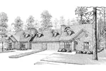 Multi-Family House Plan Front Image of House - Allenhurst Pond Ranch Duplex 055D-0075 - Search House Plans and More