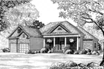 Country House Plan Front Image of House - Kingsmount Traditional Home 055D-0083 - Search House Plans and More