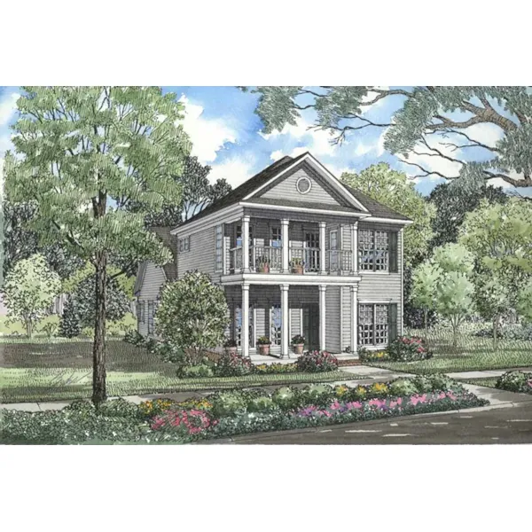 Plantation Style Home With Double Covered Front Porches