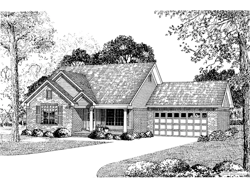 Traditional House Plan Front Image of House - Santa Barbara Traditional Home 055D-0087 - Shop House Plans and More