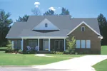 Traditional House Plan Front Photo 02 - Fredonia Falls Ranch Home 055D-0088 - Search House Plans and More