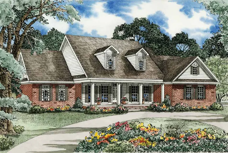 Country Style Home With Cape Cod Influence