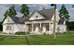 Neoclassical House Plan Front Photo 02 - Valentine Farm Country Home 055D-0091 - Shop House Plans and More