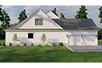 Neoclassical House Plan Side View Photo 01 - Valentine Farm Country Home 055D-0091 - Shop House Plans and More