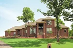 Luxury Prairie Style Two-Story House With All Brick Exterior