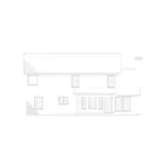 Country House Plan Rear Elevation - Larissa Way Traditional Home 055D-0107 - Shop House Plans and More