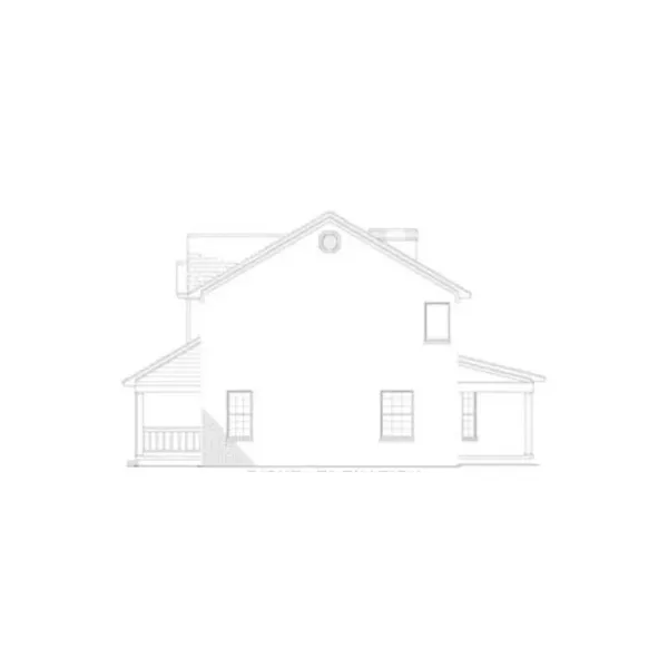 Country House Plan Right Elevation - Larissa Way Traditional Home 055D-0107 - Shop House Plans and More