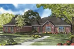 Traditional Brick Ranch With Side Entry Garage