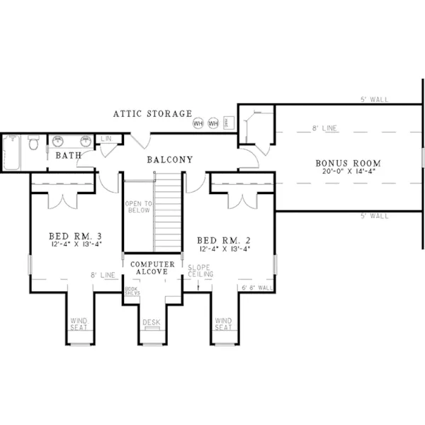 Country House Plan Second Floor - Robyn Hill Luxury Home 055D-0118 - Shop House Plans and More