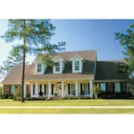 Southern Country Style Home With Sweeping Covered Front Porch