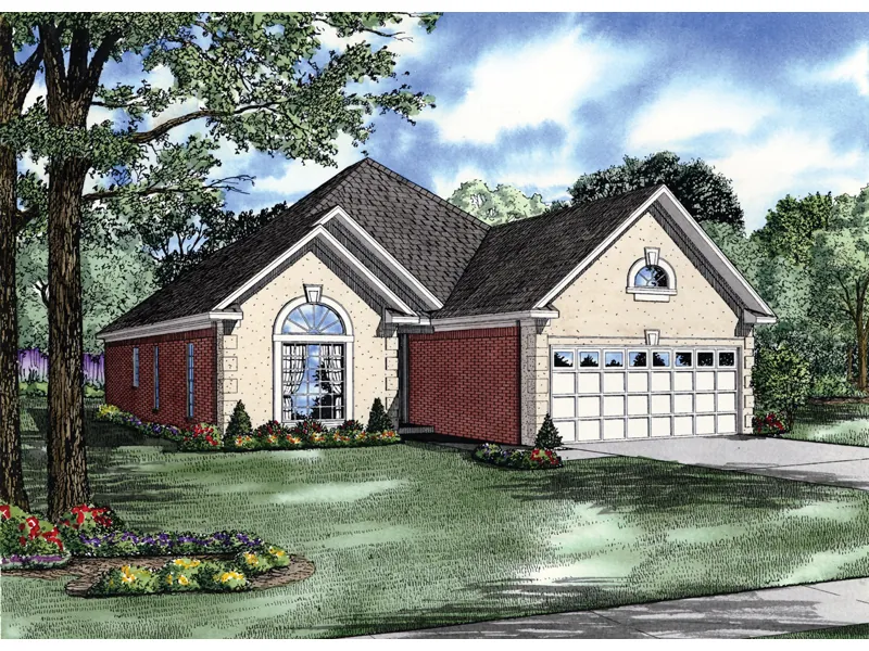 Contemporary House Plan Front Image - Rotterdam Ranch Home 055D-0120 - Shop House Plans and More