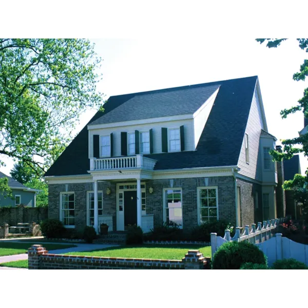 Bungalow Style Two-Story Home With Balbony Covered Porch