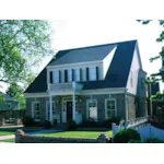 Bungalow Style Two-Story Home With Balbony Covered Porch