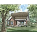 Country Ranch Design with Gracious Porch 