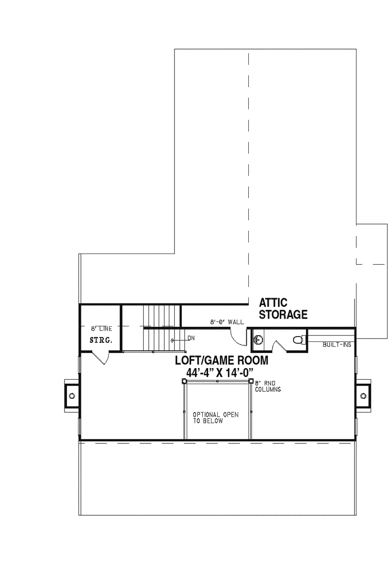 Farmhouse Plan Second Floor - Ronson Country Home 055D-0144 - Shop House Plans and More