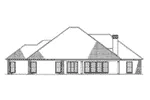 European House Plan Rear Elevation - Autry Ranch Home 055D-0152 - Search House Plans and More