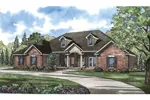 European House Plan Front Image - Harmonia Traditional Home 055D-0153 - Search House Plans and More