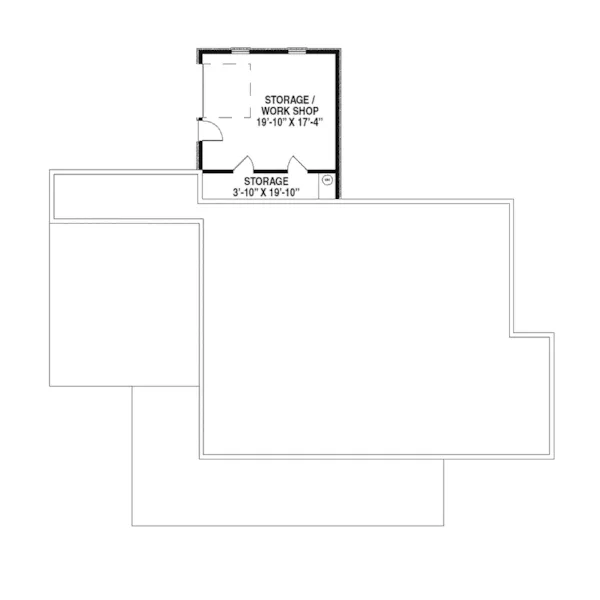 Waterfront House Plan Lower Level Floor - Eastgate Southern Style Home 055D-0183 - Search House Plans and More