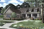 Acadian House Plan Front Image - Kenary Park Craftsman Home 055D-0187 - Search House Plans and More