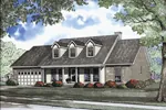  Triple Dormers Add to Colonial Ranch Style