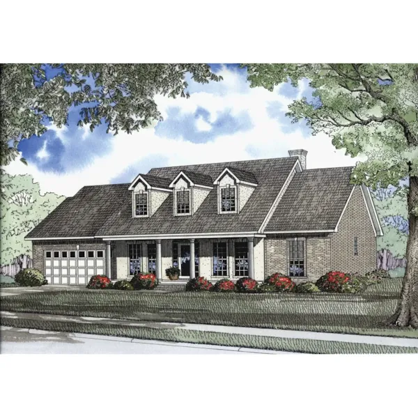  Triple Dormers Add to Colonial Ranch Style