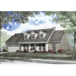  Triple Dormers Add to Colonial Ranch Style